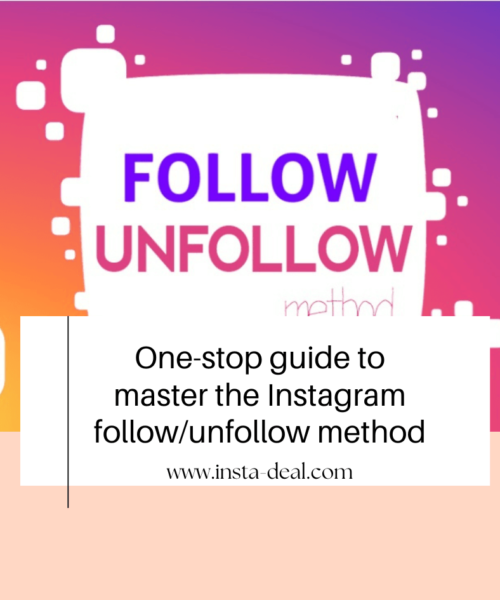 Instagram follow unfollow method