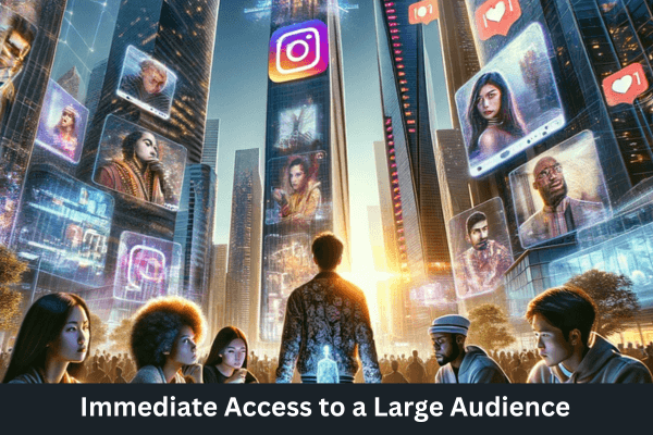 Immediate Access to a Large Audience