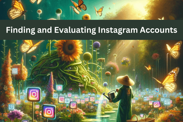 Finding and Evaluating Instagram Accounts