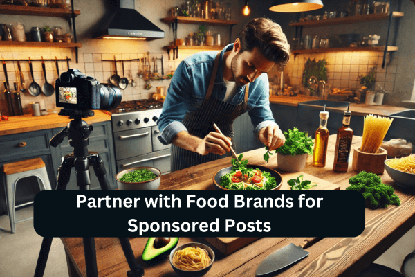 Partner with Food Brands for Sponsored Posts