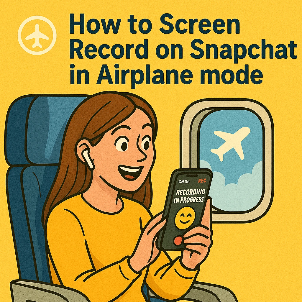 How to Screen Record on Snapchat in Airplane Mode