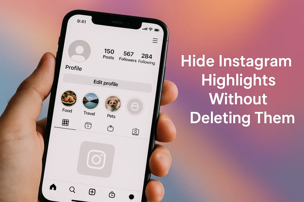 Hide Instagram Highlights Without Deleting Them