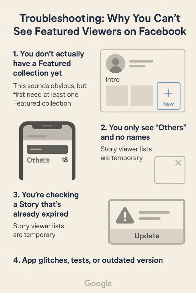 Troubleshooting Why You Can’t See Featured Viewers on Facebook