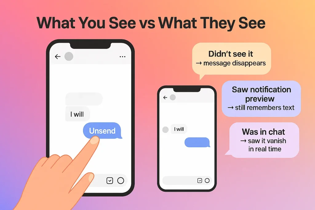 What Actually Happens When You Unsend a Message on Instagram