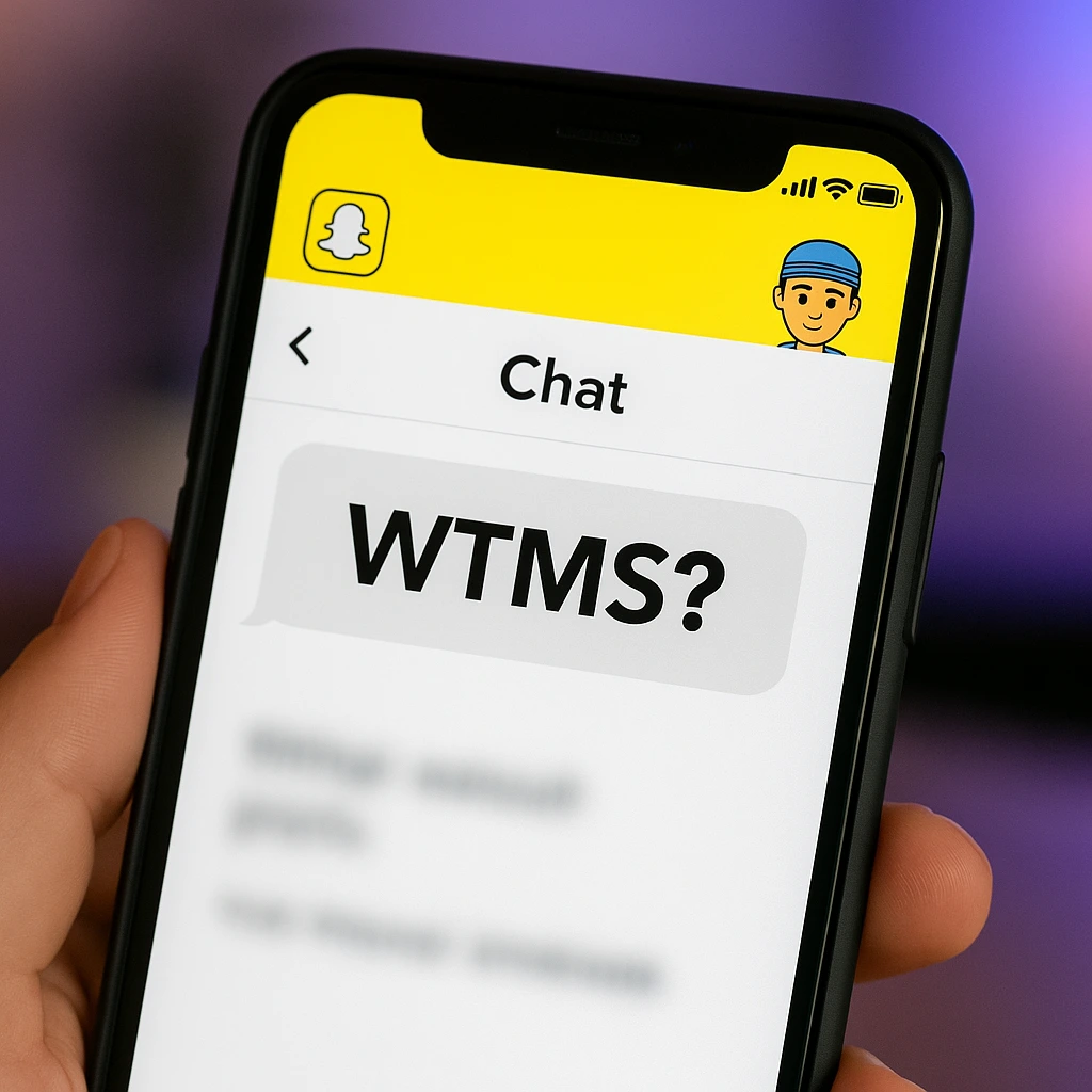 What Does WTMS Mean on Snapchat