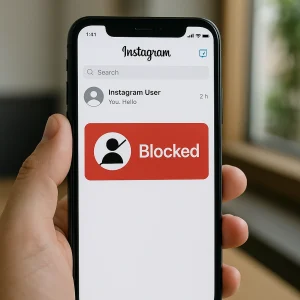 blocking someone on Instagram does not delete your existing messages.