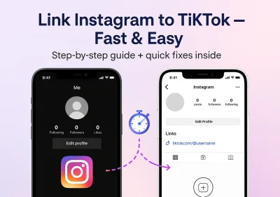 How to Link Instagram to TikTok