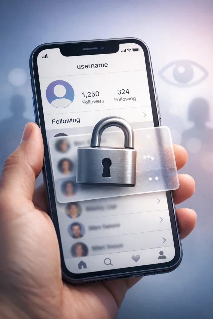 Can You Hide Who You Follow on Instagram Privacy Explained