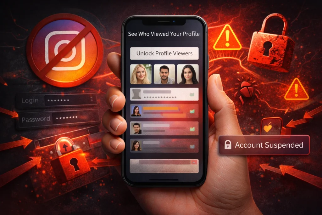 Do third-party apps work to reveal profile viewers (Risks and policy issues)