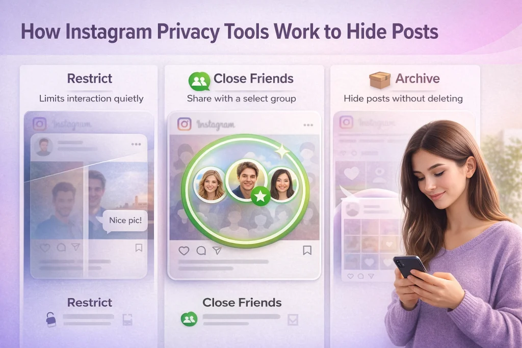 How Instagram Privacy Tools Work to Hide Posts