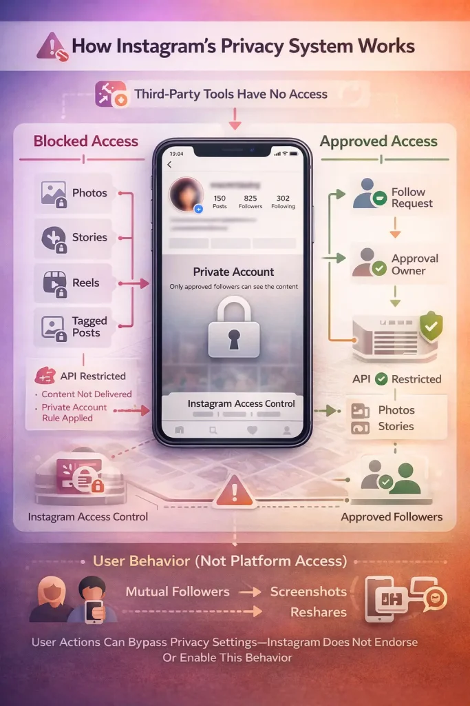 How Instagram’s Privacy System Works