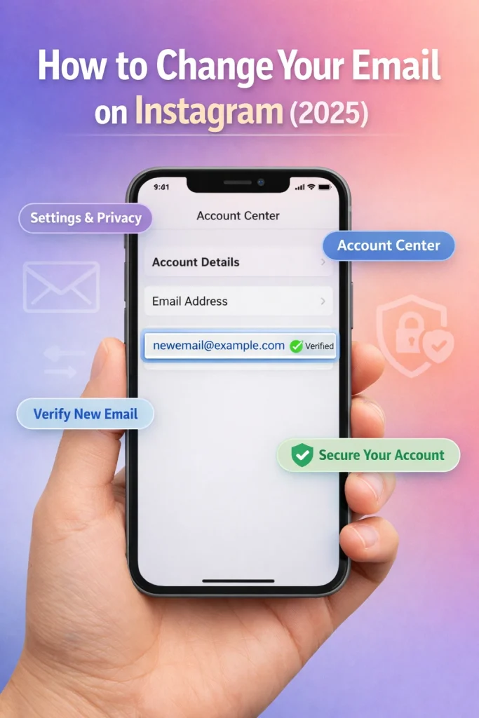 How To Change Email On Instagram (Works in 2025)