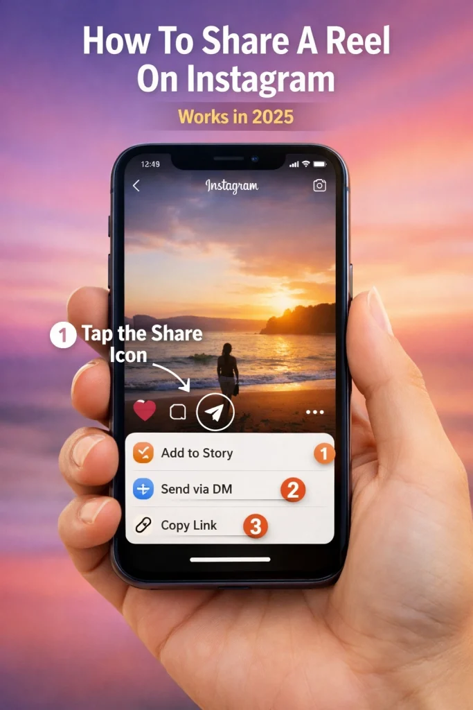 How To Share A Reel On Instagram (Works in 2025)