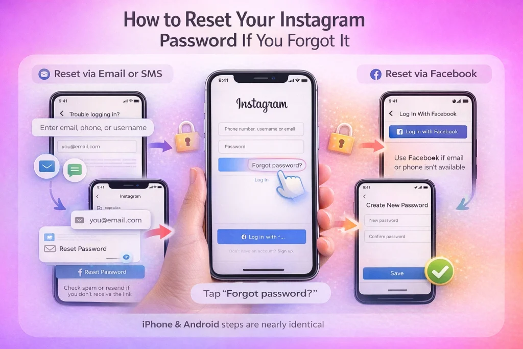 How to Reset Your Instagram Password If You Forgot It