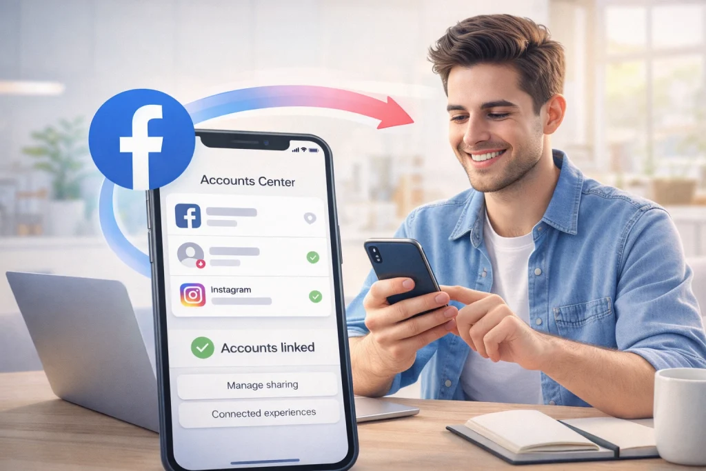Link Facebook and Instagram in Meta Accounts Center