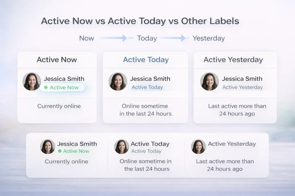 Active Now vs Active Today vs Other Labels
