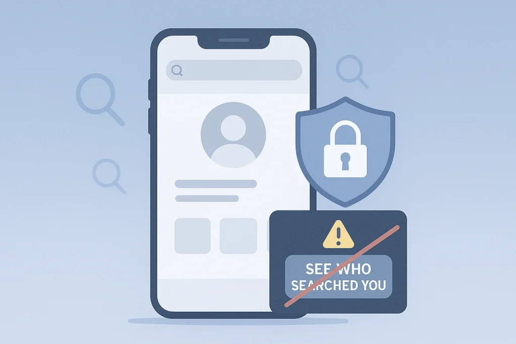 Can you see who searched for you on Instagram