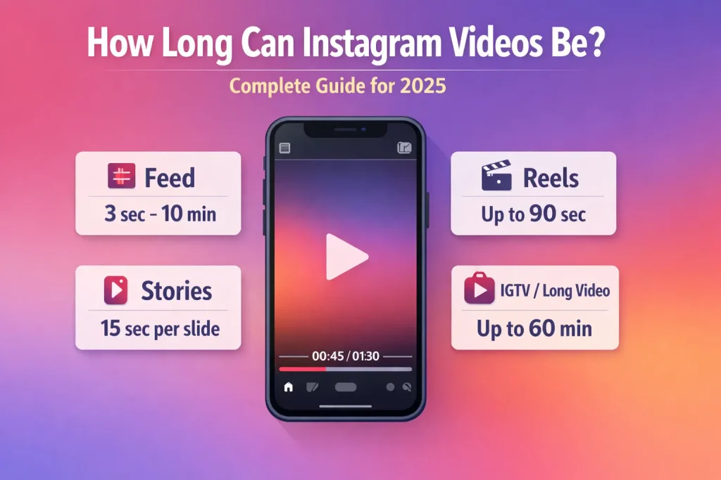 How Long Can Instagram Videos Be A Complete Guide for 2025