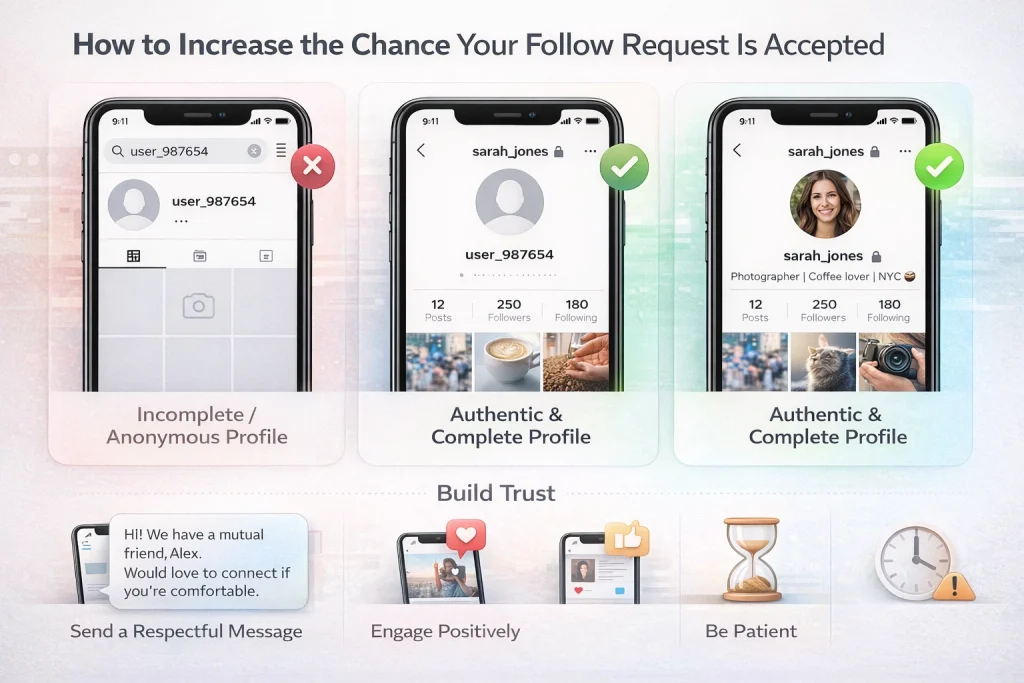 How to Increase the Chance Your Follow Request Is Accepted