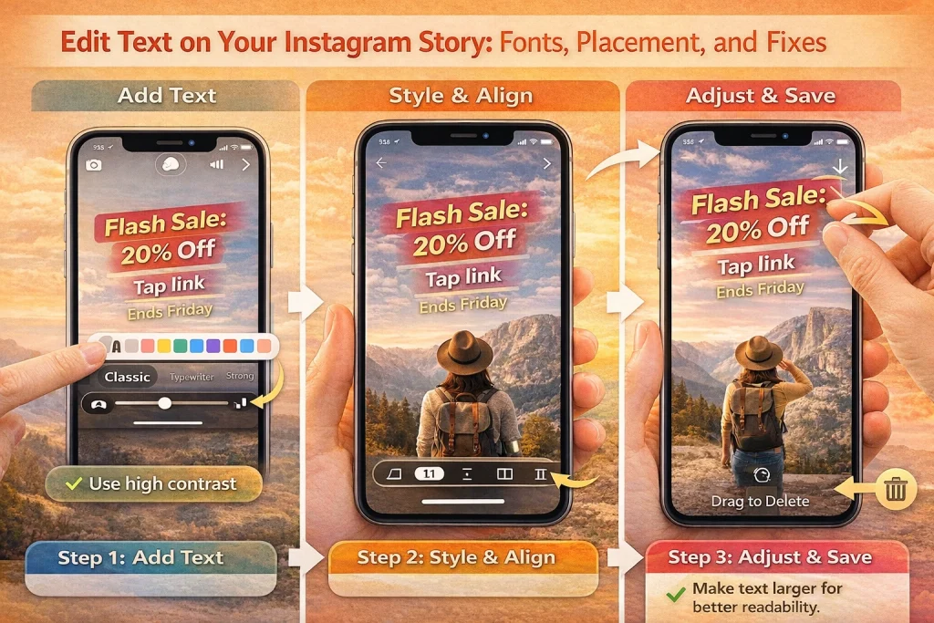 How to edit text on an Instagram Story (fonts, placement, and fixes)