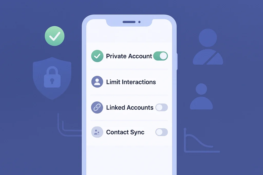 How to reduce being suggested to others (privacy and discoverability settings)