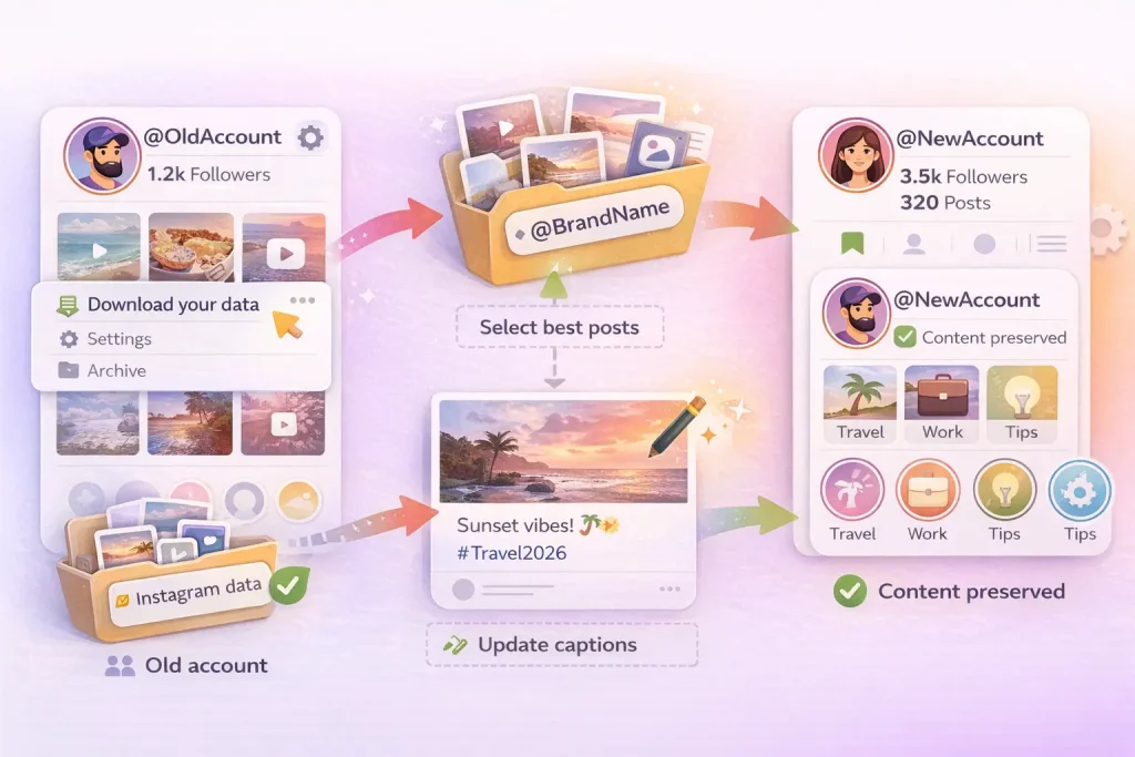 Option 3 Save and re-post content