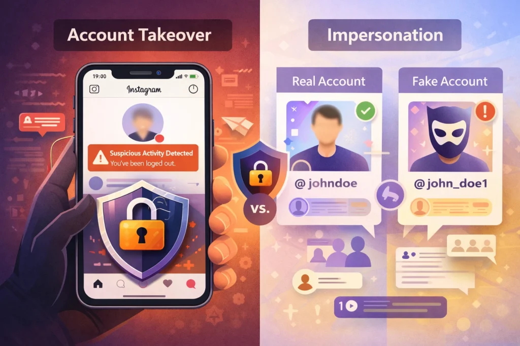 What ‘hacked’ means on Instagram (takeover vs. impersonation)
